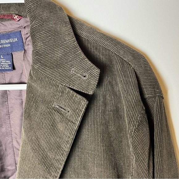 Daniel Cremieux Brown Corduroy Sport coat blazer Large - Picture 7 of 11